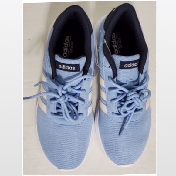 New Adidas Shoes Womens Size 6.5 Blue White Athletic Active Sneakers Logo NWT - Picture 3 of 16